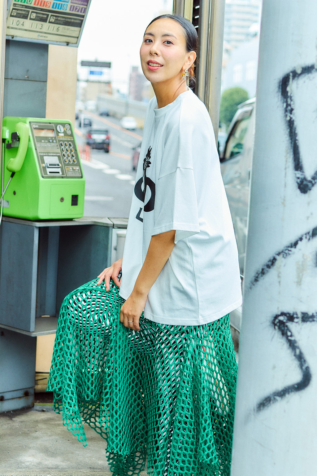 かなこ canaco_× Natsumi Ogawa PRINT T-SHIRT（SKM-272B） – canaco_official