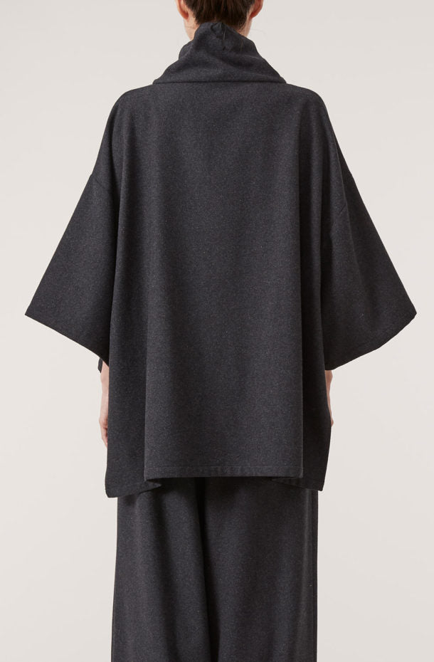 HIGH NECK PONCHO（MMK-101）| KAAM