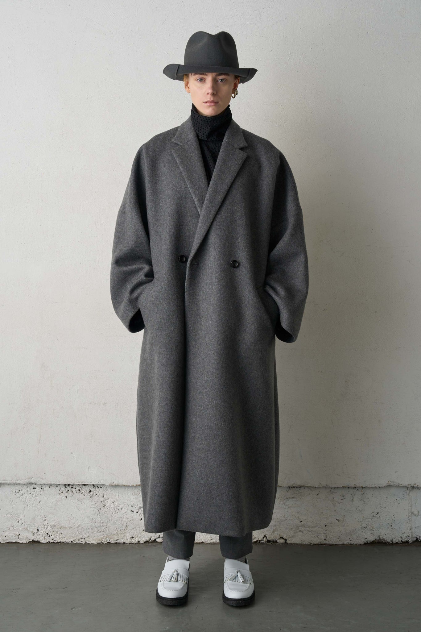 OVERSIZED TAILORED COAT（SKM-257）