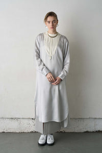 NO-COLLAR SHIRTS DRESS（SKM-259）