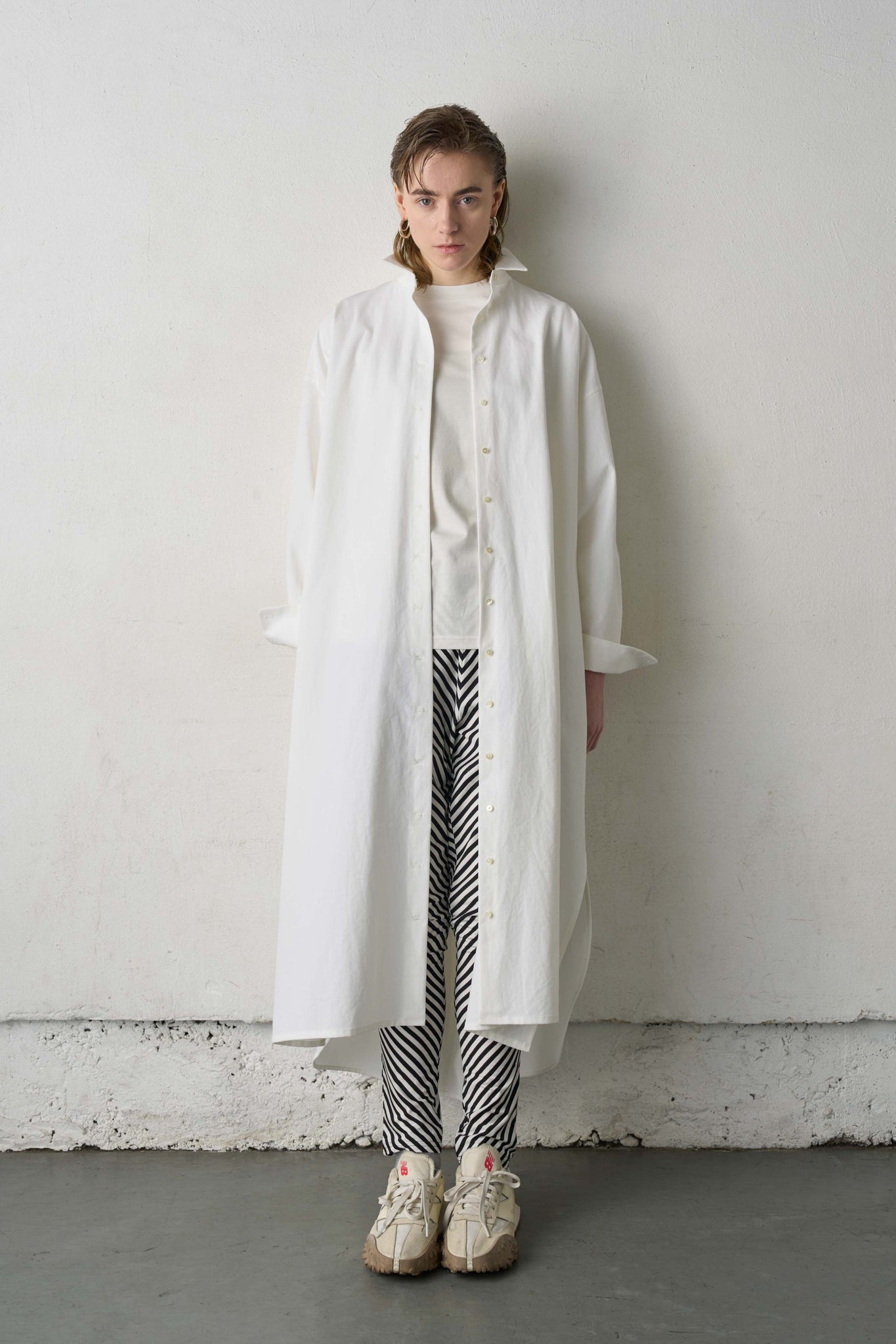 LONG SHIRT DRESS（SKM-254A）