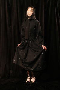 Isokichi Asakura × canaco_ EMBROIDERED SHIRT DRESS（SKM-279）