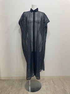 DENIM LACE SHIRT DRESS（SKM-265）