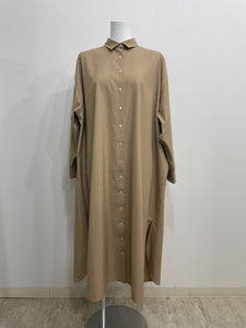 LONG SHIRT DRESS（SKM-254A）