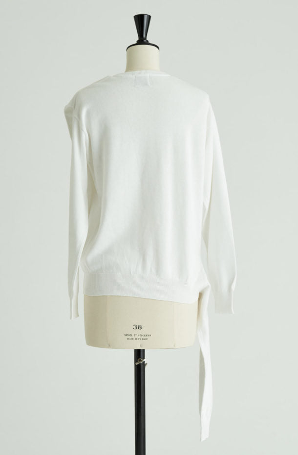 ASYMMETRY KNIT PULLOVER（MMK-023）| KAAM