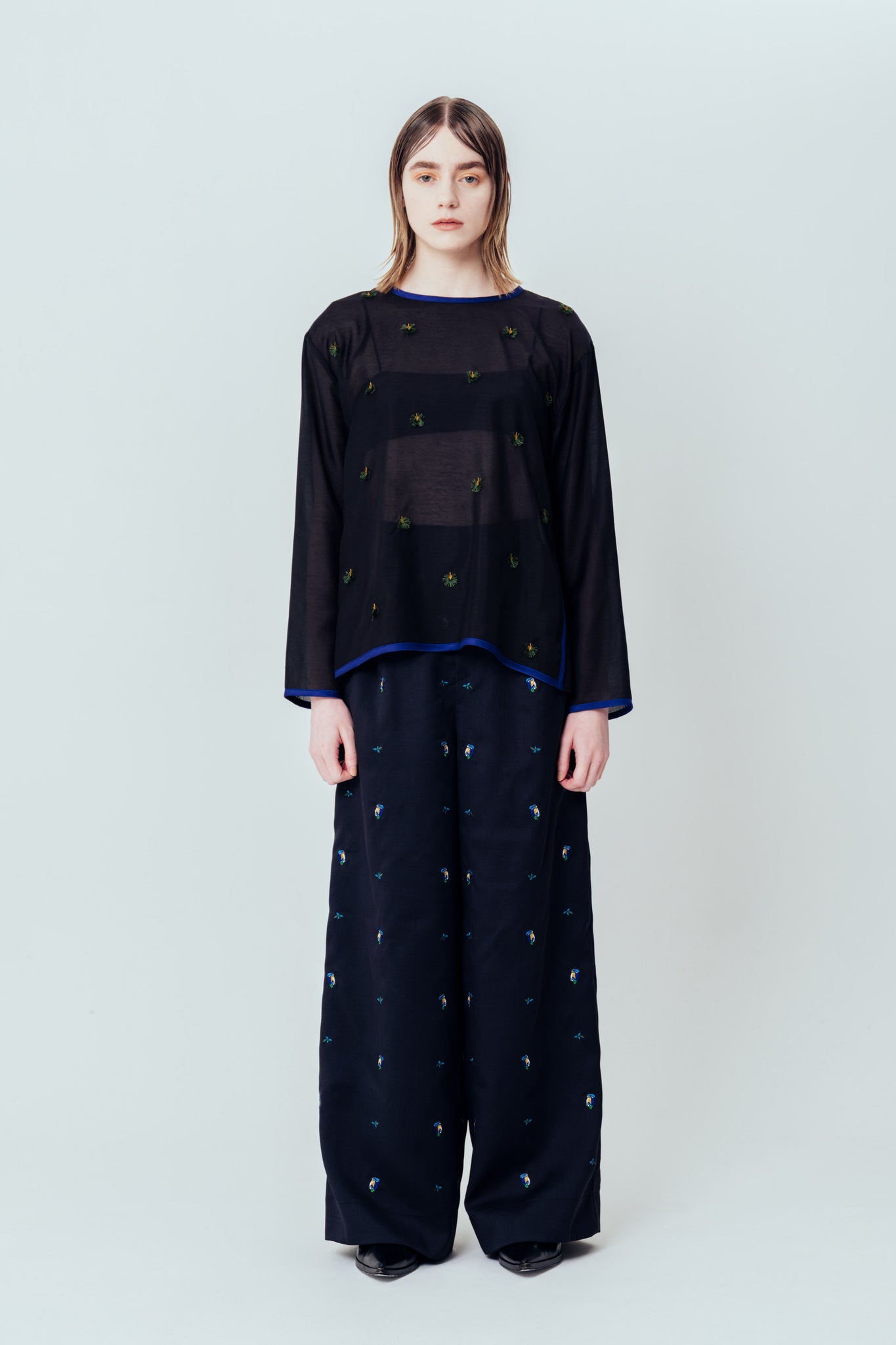 Isokichi Asakura × canaco_ EMBROIDERED PULLOVER SHIRT（SKM-277）