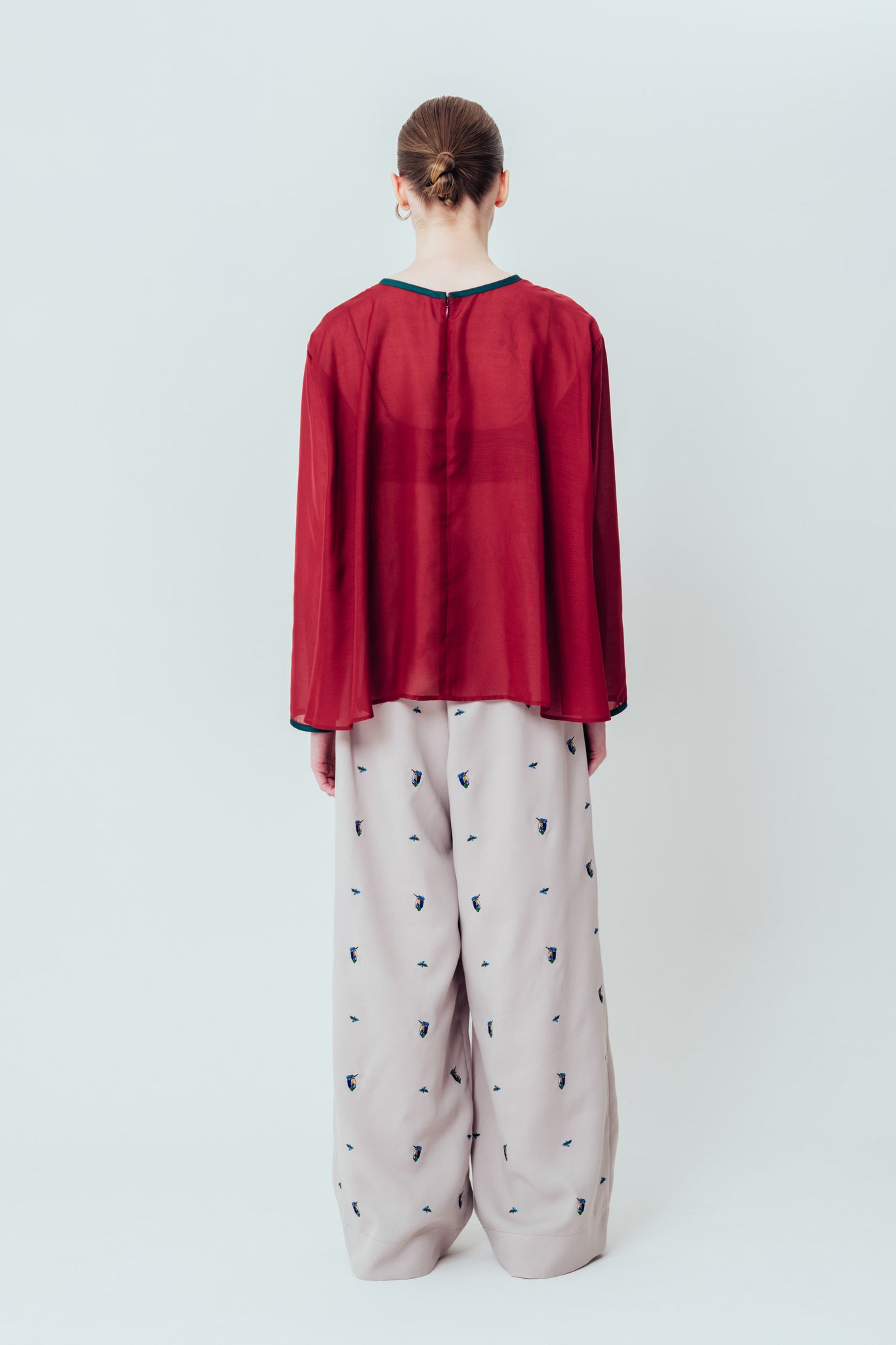 Isokichi Asakura × canaco_ EMBROIDERED PULLOVER SHIRT（SKM-277）