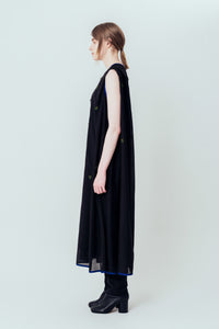 Isokichi Asakura × canaco_ EMBROIDERED NO SLEEVE DRESS（SKM-278）