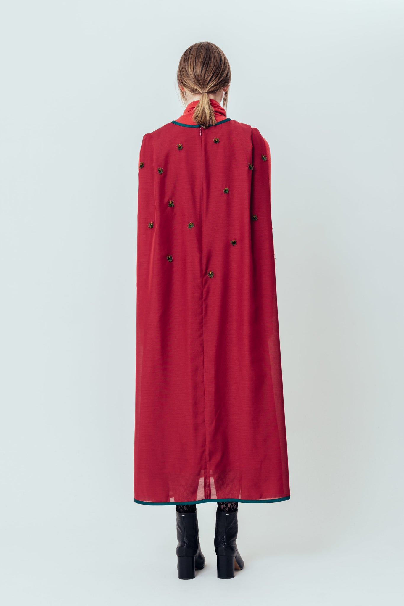 Isokichi Asakura × canaco_ EMBROIDERED NO SLEEVE DRESS（SKM-278）