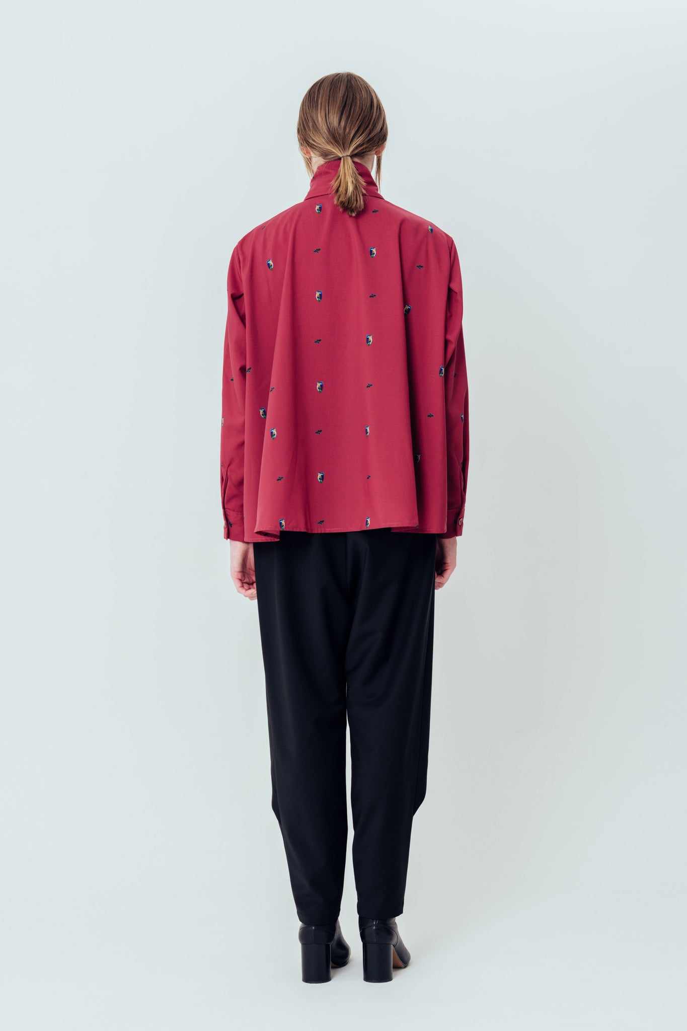 Isokichi Asakura × canaco_ PRINTED RIBBON BLOUSE（SKM-282）