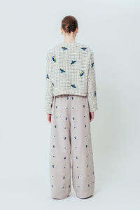 Isokichi Asakura × canaco_ EMBROIDERED TWEED SHORT JACKET（SKM-283）