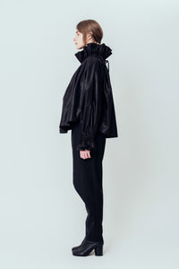 GATHERED NECKLINE BLOUSE（SKM-285）