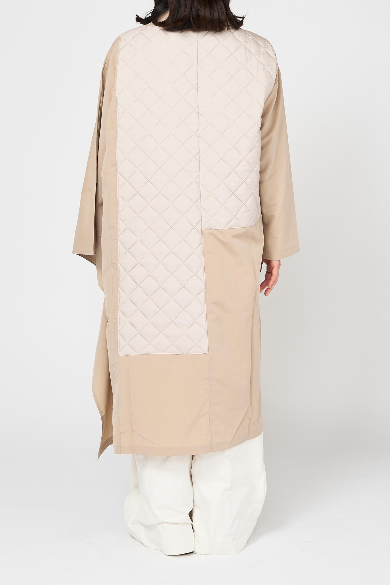 QUILTING ASYMMETRIC COAT（SKM-233）