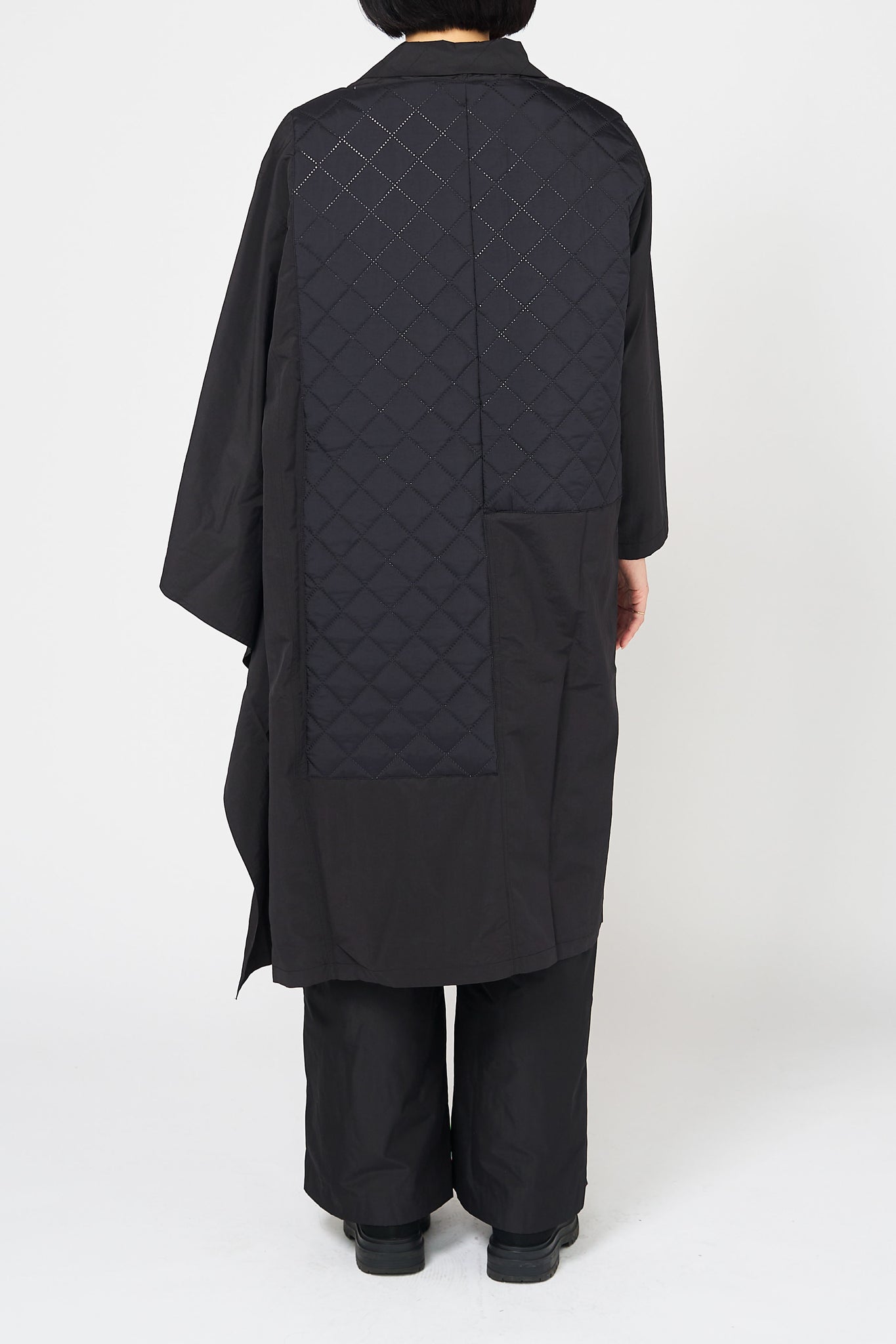 QUILTING ASYMMETRIC COAT（SKM-233）