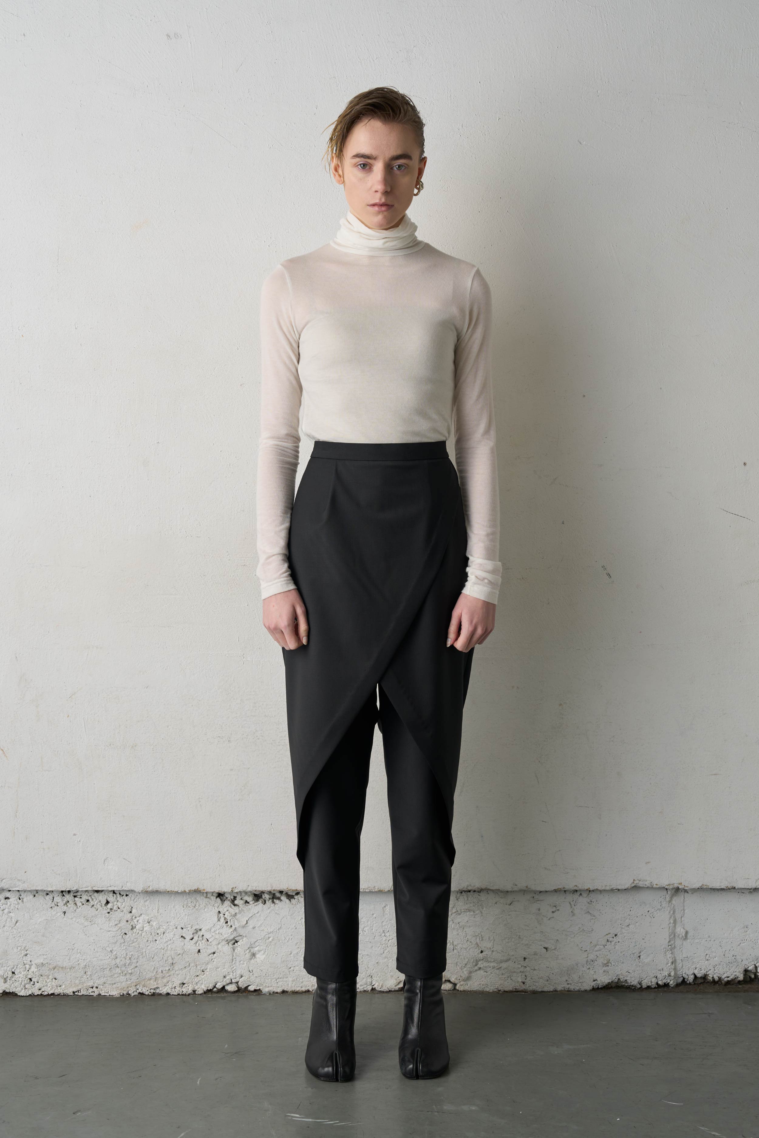 DRESS WRAP SAROUEL PANTS（SKM-246） – canaco_official
