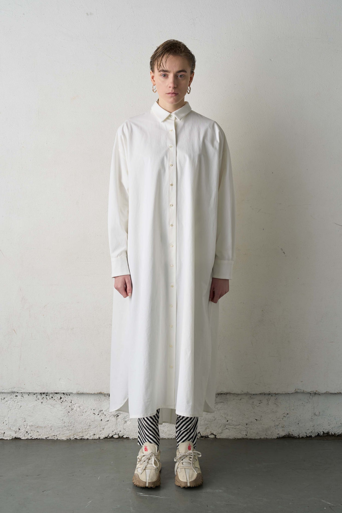 LONG SHIRT DRESS（SKM-254A）