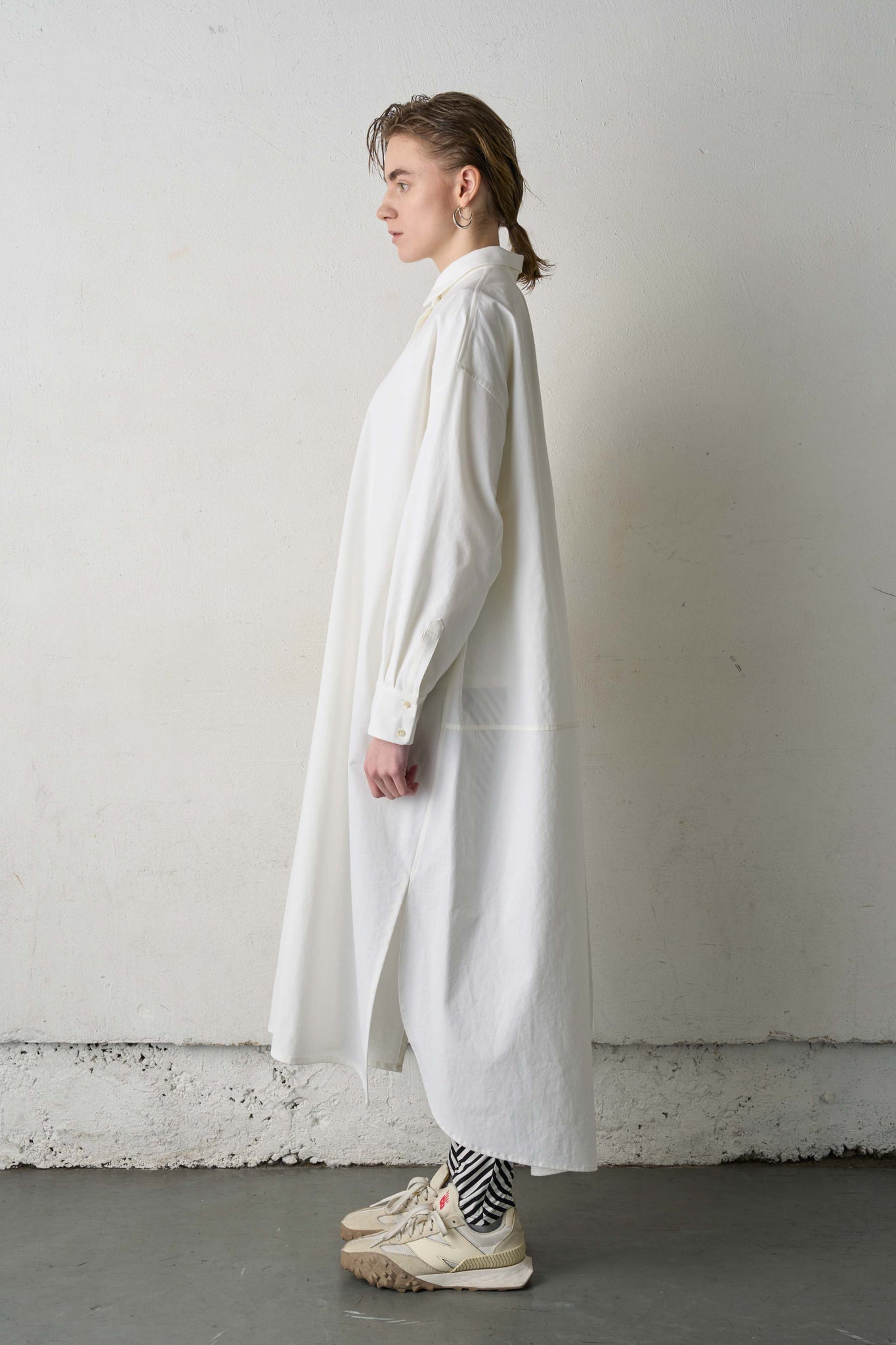 LONG SHIRT DRESS（SKM-254A）
