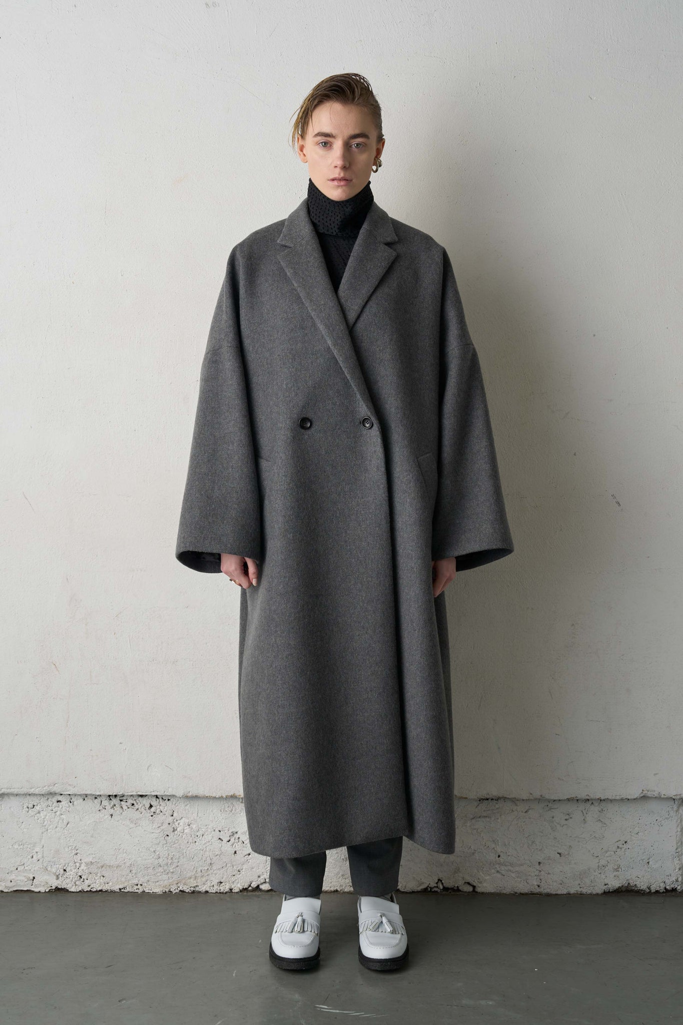 OVERSIZED TAILORED COAT（SKM-257）