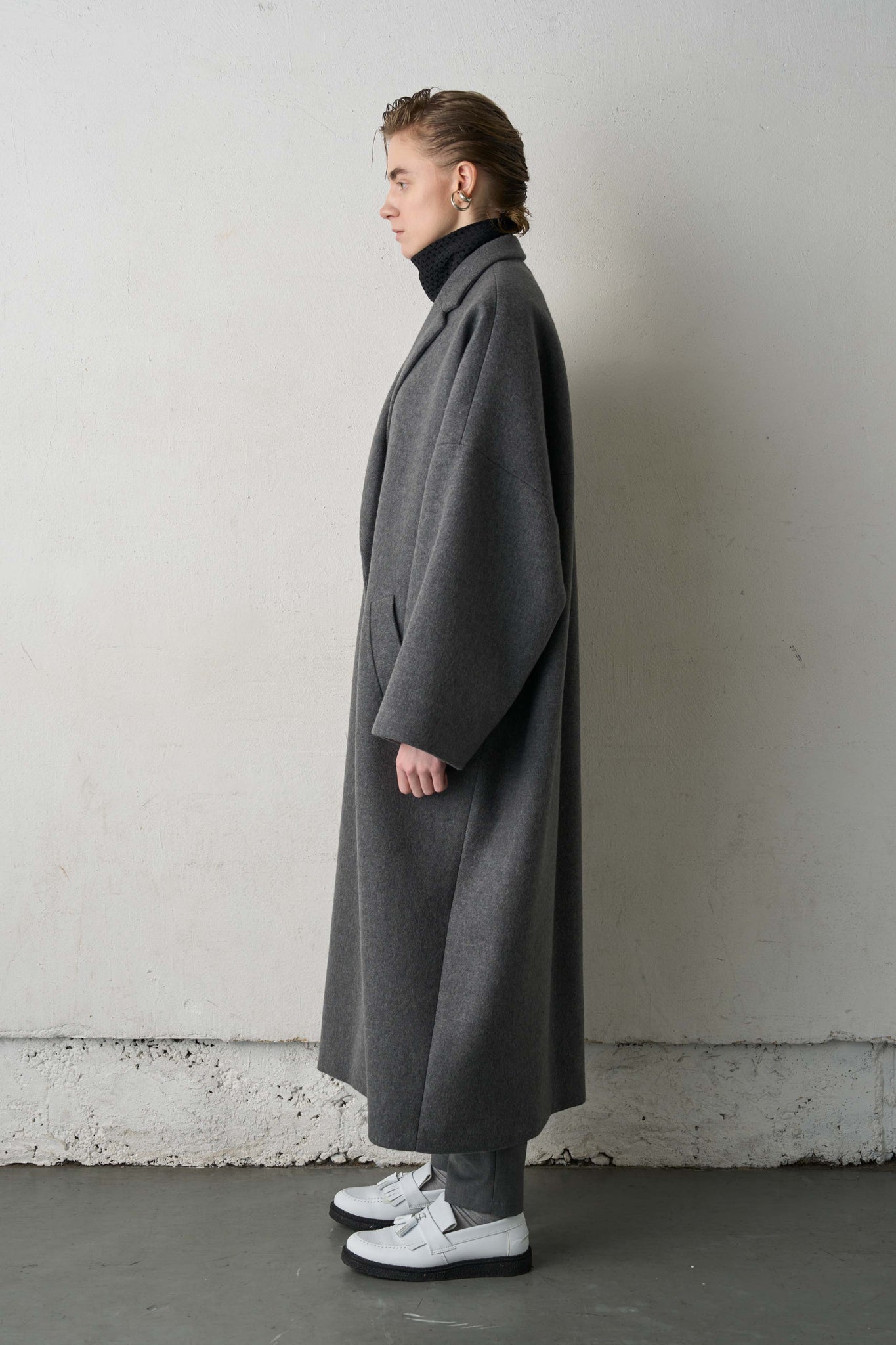 OVERSIZED TAILORED COAT（SKM-257）